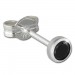 Silberdream SilberDream Ohrringe Zirkonia schwarz 3mm 925 Silber Ohrstecker SDO5533S Letzter Tag