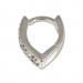 Silberdream SilberDream Creole Herz Zirkonia weiß 925 Silber Ohrring SDO310W Bis zu 60% Rabatt