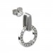 Silberdream SilberDream Glitzer Ohrstecker Circle Zirkonia weiß 925 Silber Ohrring GSO508W Nur für heute