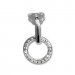 Silberdream SilberDream Glitzer Ohrstecker Circle Zirkonia weiß 925 Silber Ohrring GSO508W Nur für heute