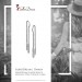 Silberdream SilberDream Glitzer Ohrhänger Stab Zirkonia weiß 925er Silber Ohrring GSO478W Sonderangebot der Fabrik