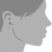 Silberdream SilberDream Creole diamantiert 11mm 925 Sterling Silber Ohrring SDO4276J Discount Store für neue Produkte