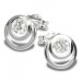 Silberdream SilberDream Ohrring Kreise Zirkonia weiß 925 Silber Ohrstecker SDO542W Super Rabatt