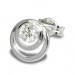 Silberdream SilberDream Ohrring Kreise Zirkonia weiß 925 Silber Ohrstecker SDO542W Super Rabatt