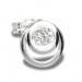 Silberdream SilberDream Ohrring Kreise Zirkonia weiß 925 Silber Ohrstecker SDO542W Super Rabatt