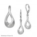 Silberdream SilberDream Ohrhänger Elegance Zirkonia weiß 925 Silber Ohrring SDO4284W Fabrikladen