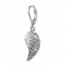 Silberdream SilberDream Ohrhänger Flügel diamantiert 925er Silber Damen SDO388J Outlet