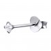 Silberdream SilberDream Ohrstecker Zirkonia Viereck 2mm weiß 925 Silber SDO8501W Exklusivangebot