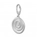 Silberdream SilberDream Ohrhänger Oval Zirkonia weiß 925 Silber Ohrring SDO364S Valentinstagsangebot