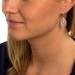 Silberdream SilberDream Ohrhänger Oval Zirkonia weiß 925 Silber Ohrring SDO364S Valentinstagsangebot