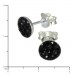 Silberdream SilberDream Ohrring Rund schwarz 925er Silber Ohrstecker GSO252S Jubiläumsangebot
