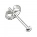 Silberdream SilberDream mini-Ohrstecker Halbkugel 2,5mm Silber 925 Ohrring SDO5552 Top Angebot