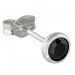 Silberdream SilberDream Ohrringe Zirkonia schwarz 4mm 925 Silber Ohrstecker SDO5534S Neueste Mode