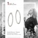 Silberdream SilberDream Creole Diamantschliff 6cm 925 Sterling Silber Damen Ohrring SDO67366 Online Outlet