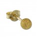 Silberdream SilberDream Ohrstecker vergoldet Kugel 3mm diamantiert 925er Ohrring SDO9513Y Bestseller