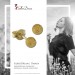Silberdream SilberDream Ohrstecker vergoldet Kugel 3mm diamantiert 925er Ohrring SDO9513Y Bestseller