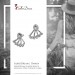 Silberdream SilberDream Ohrstecker Dangle Ear Cuff Zirkonia weiß 925 Silber Ohrringe GSO438W Kauf eins, bekomm eins gratis