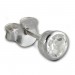 Silberdream SilberDream Ohrstecker Zirkonia Rund 4mm weiß 925 Silber SDO8508W Riesige Ersparnisse