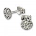 Silberdream SilberDream Ohrring Rund weiß 925er Silber Ohrstecker GSO252W VIP-Rabatte