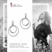 Silberdream SilberDream Ohrhänger Doppelringe 925 Sterling Silber Damen Ohrringe SDO6700J Letzte 3 Tage