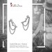Silberdream SilberDream Ear Cuff Herz Kettchen Zirkonia Ohrring Ohrklemme 925 Silber GSO454W Vierteljährliche Förderung