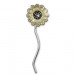 Silberdream SilberDream Ohrhänger Sonnenblume 925 Silber Damen Ohrringe SDO463Y zollfrei