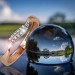 Silberdream GoldDream Gold Ring Welle Zirkonia weiß Gr.58 333er Rosegold GDR501E58 Heißer Verkauf