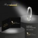 Silberdream GoldDream Gold Ring Gr.60 Swing Zirkonia weiß 333er Weißgold GDR523J60 Bestseller