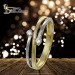 Silberdream GoldDream Gold Ring Boho zweifarbig Zirkonia Gr.56 333er Gold GDR532T56 Super Sparpreis