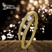 Silberdream GoldDream Gold Ring Gr.54 3er Zirkonia weiß 333er Gelbgold GDR529Y54 Kostenlose Rückgabe