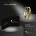 Silberdream GoldDream Gold Ring Welle Zirkonia weiß Gr.58 333er Gelbgold GDR510T58 Sonderangebot der Fabrik