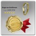 Silberdream GoldDream Gold Ring Welle Zirkonia weiß Gr.58 333er Gelbgold GDR510T58 Sonderangebot der Fabrik
