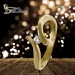 Silberdream GoldDream Gold Ring Wave Zirkonia Gr.60 333er Gelbgold GDR531Y60 Vierteljährliche Förderung