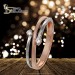 Silberdream GoldDream Gold Ring Boho zweifarbig Zirkonia Gr.60 333er Rosegold GDR532E60 Versandkostenfrei
