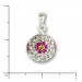 Silberdream SilberDream Glitzer Anhänger 925 Zirkonias Blume GSH301 Kostenlose Rückgabe