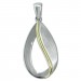 Silberdream SilberDream Ketten Anhänger -Träne- bicolor 925 Silber SDH4379T zollfrei