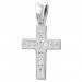 Silberdream SilberDream Ketten Anhänger -Kreuz- Zirkonia weiß 925 Silber SDH4389W Auslauf