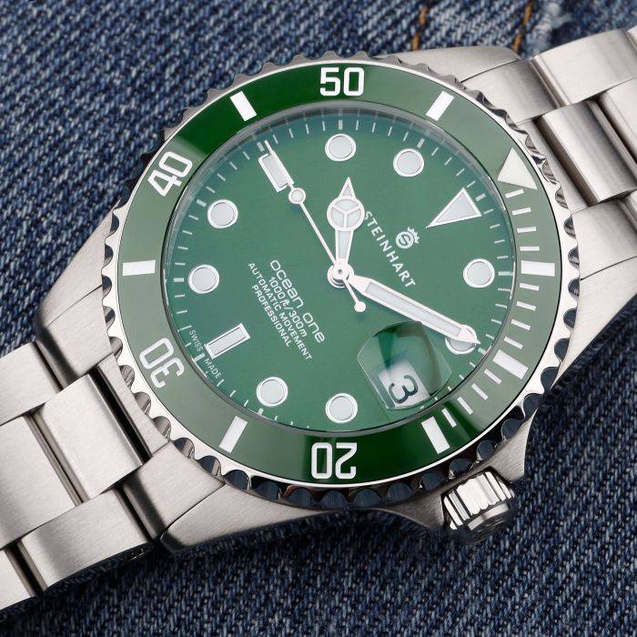 Steinhart Ocean 39 Double-GREEN Ceramic premium Riesige Ersparnisse