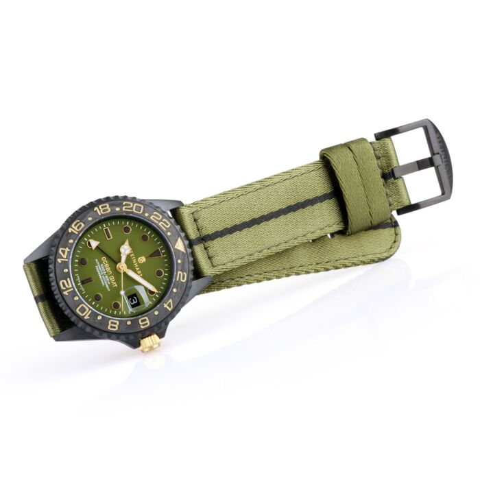 Steinhart Ocean 39 GMT black MILITARY khaki Taucheruhr Bis zu 60% Rabatt