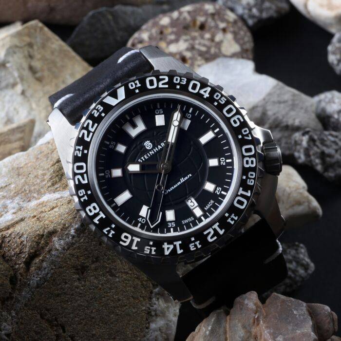 Steinhart TRAVELLER GMT black Taucheruhr Sonderangebot der Fabrik