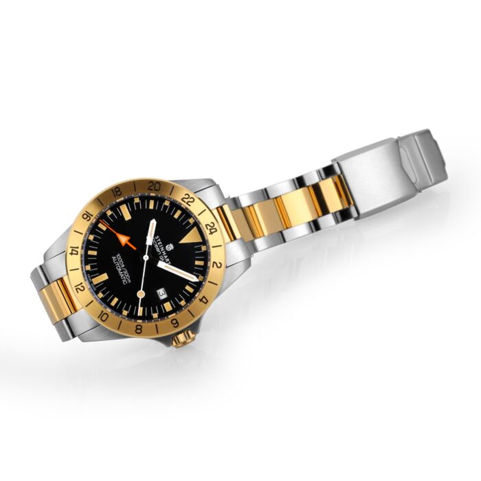 Steinhart Ocean One vintage GMT two-tone Discount Store für neue Produkte
