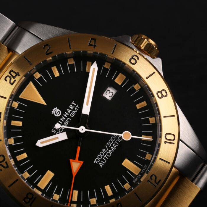Steinhart Ocean One vintage GMT two-tone Discount Store für neue Produkte