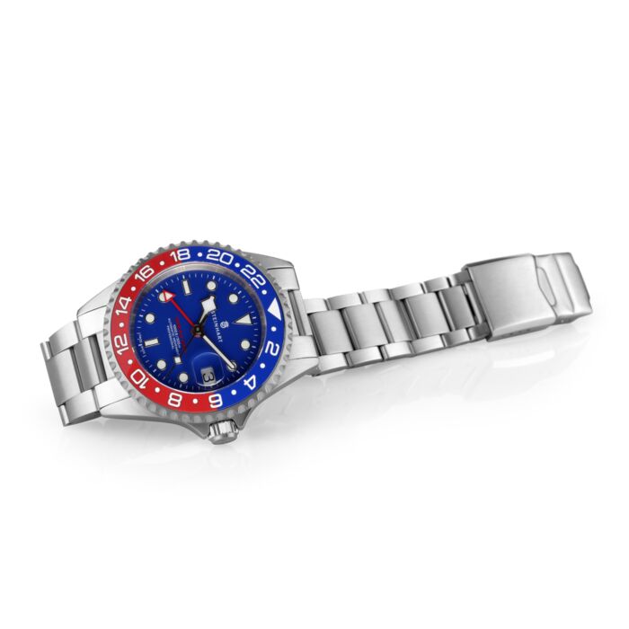 Steinhart Ocean One GMT BLUE-RED Ceramic blue dial Nur noch ein Tag übrig