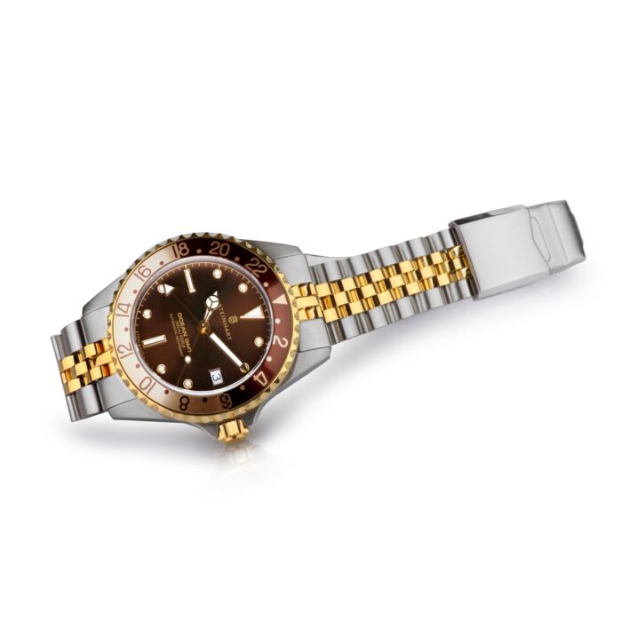 Steinhart Ocean 39 GMT.2 two-tone CHOCOLATE Taucheruhr 50% Rabatt mit kostenlosem Versand