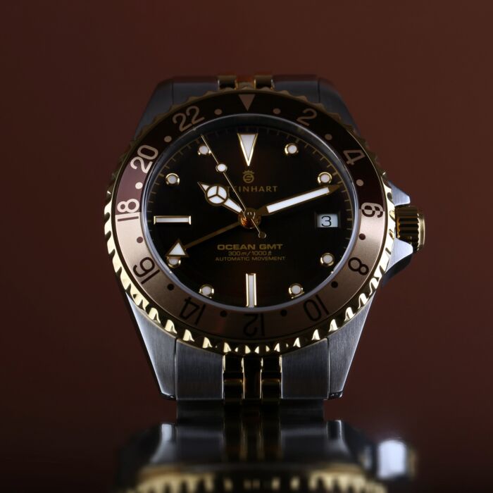 Steinhart Ocean 39 GMT.2 two-tone CHOCOLATE Taucheruhr 50% Rabatt mit kostenlosem Versand