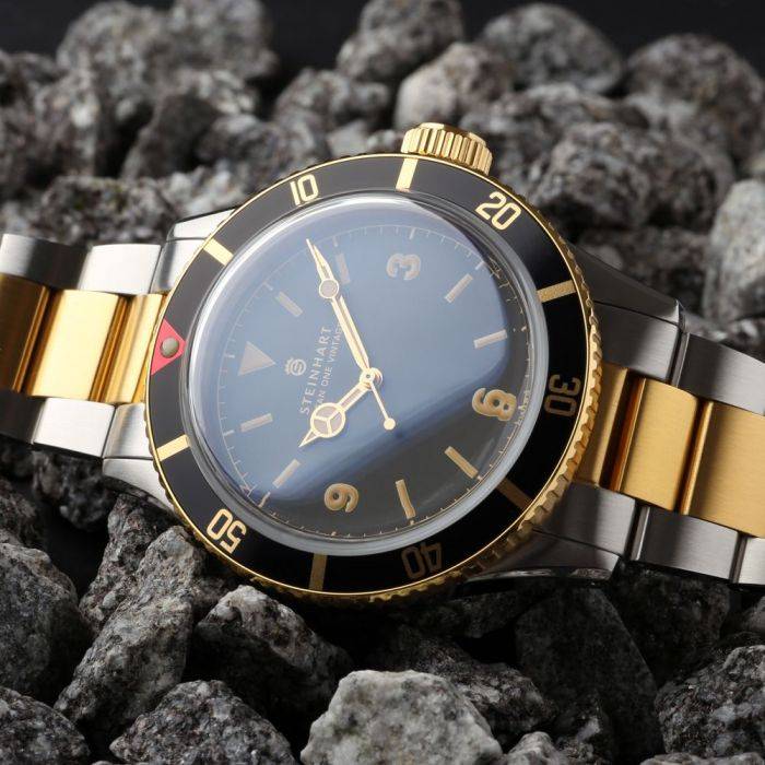 Steinhart Ocean One Vintage two-tone Taucheruhr Clearance-Verkauf