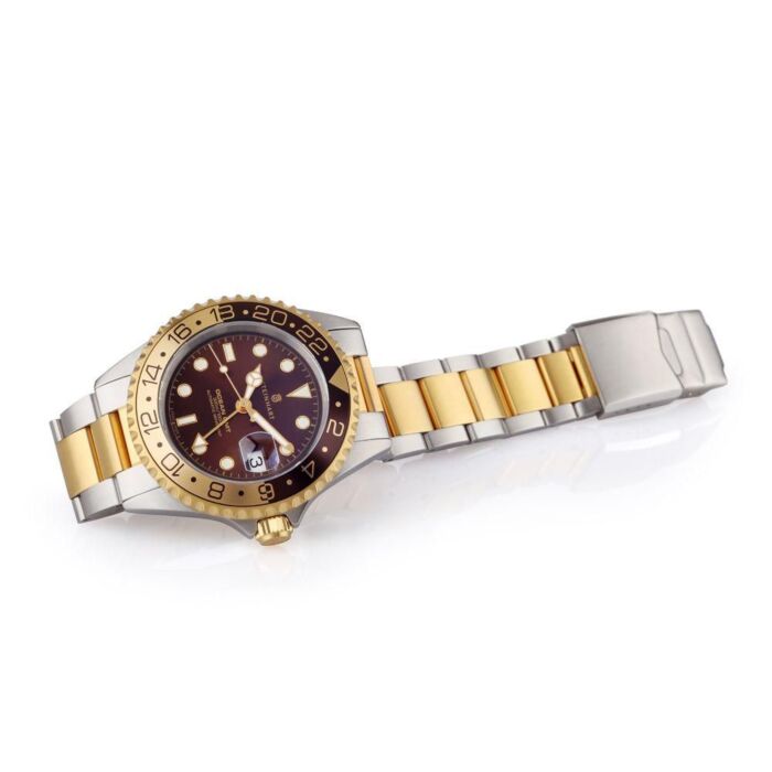 Steinhart Ocean One GMT two- tone CHOCOLATE Taucheruhr Kostenloser Versand international