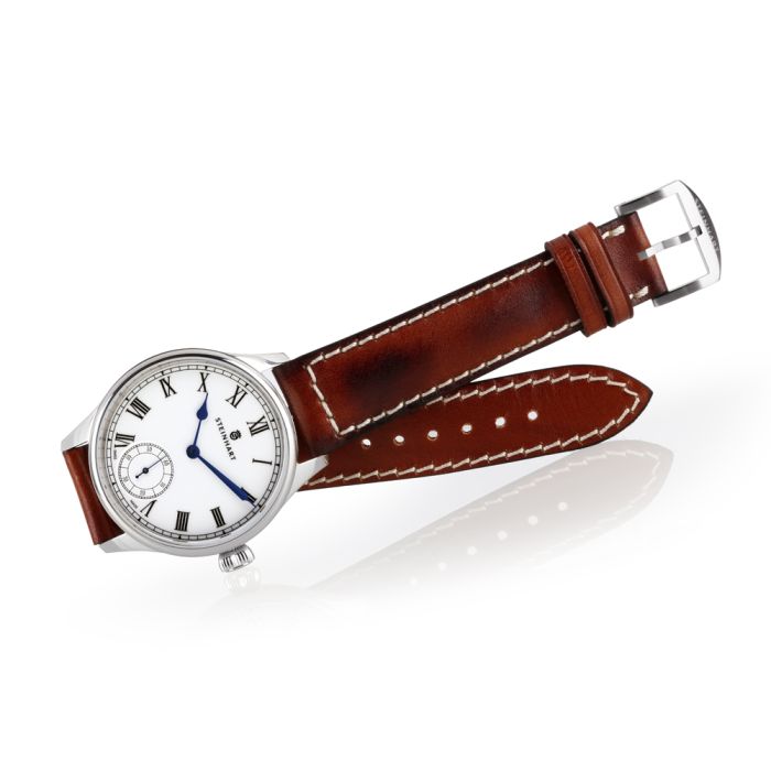 Steinhart MARINE CHRONOMETER 42 white roman Auslauf