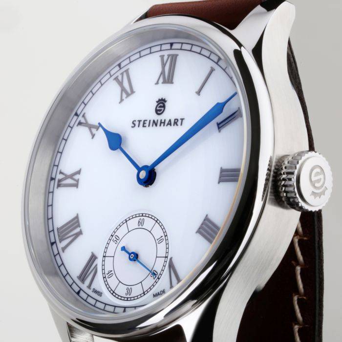 Steinhart MARINE CHRONOMETER 42 white roman Auslauf
