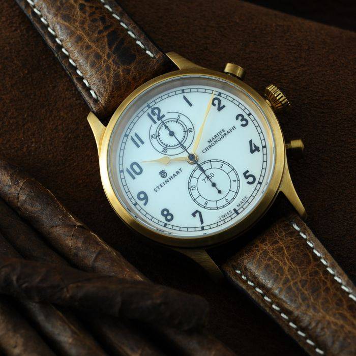 Steinhart Marine-Chronograph Bronze Premium Günstiger Verkauf